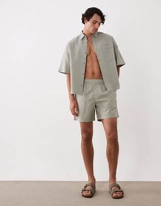 ASOS DESIGN seersucker co-ord in sage green | ASOS