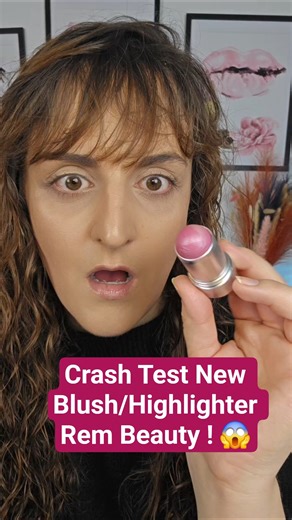 Crash Test NEW Blush/Highlighter R.E.M Beauty !! 😱​