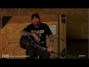 Willie Adler of Lamb of God and his Zoom G5 Guitar Effects / Amp Simulator pedal @ Sound Service TV