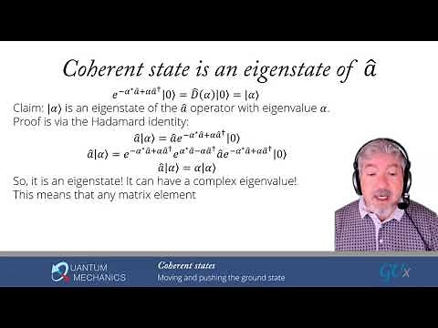 Module 6 lecture 5 Coherent States