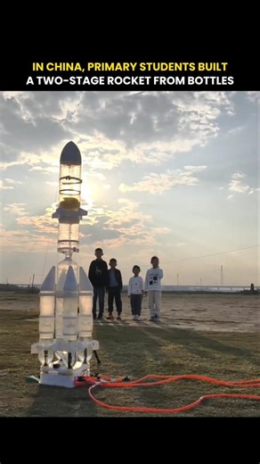 Learn with Clare | A science teacher in east China’s Jiangxi province has gone viral after guiding his students to build and launch a two-stage “water rocket”... | Instagram