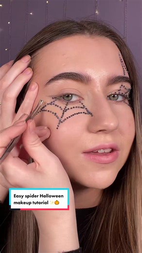 Easy Spider Halloween Makeup Tutorial