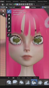Tutorial how to do a 3d girl character/ blender #characterdesign #3d #3dcharacter