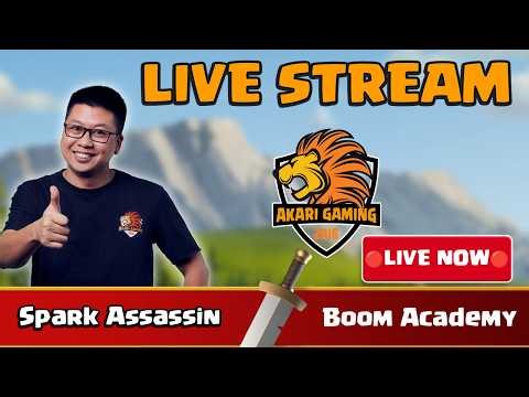 🔴[LIVE STREAM]🔴 Spark Assassin and Boom Academy | HC | TH18 | Clash of Clans