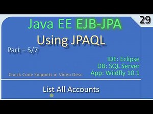 Entity JPA Query | Part 5 - Return Multiple Entities | JavaEE EJB JPA Tutorials #29