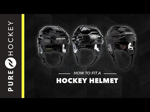 How to Fit a Hockey Helmet
