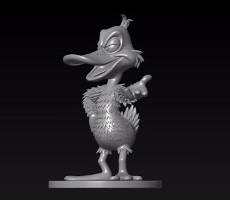 Daffy Duck STL for 3D Printing, Classic Cartoon Duck Figure - Etsy Australia