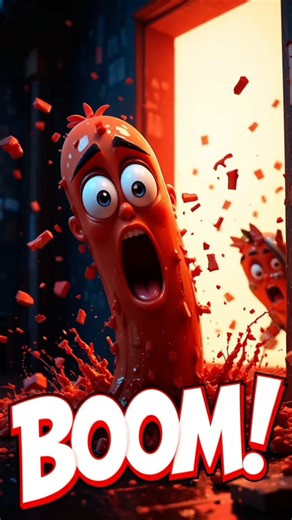 “Exploding Sausage Heads 😱🍖 #shorts #ytshorts #funny #comedy