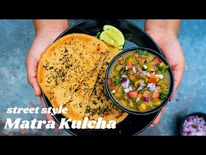 Matra Kulcha Recipe | Chole Kulche Recipe | Delhi's Famous Street Food | Whole Wheat Kulcha Recipe