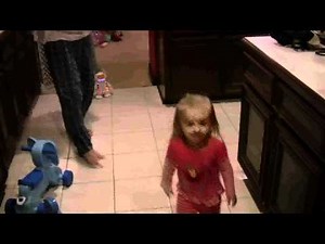 Toddler Plays with Playskool Alphie and Sings the Alphabet Song