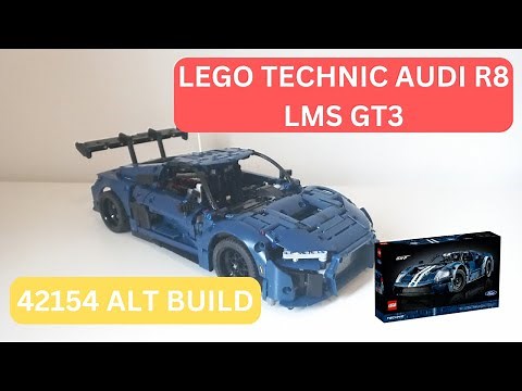 LEGO TECHNIC FORD GT 42154 ALTERNATE BUILD AUDI R8 LMS GT3 INSTRUCTIONS