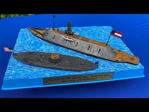 Battle of the Ironclads, Monitor & Merrimack, (CSS Virginia) Atlantis models.