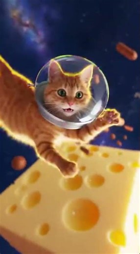 This Cat Just Entered Another Dimension 🌀 #alien #cat #shorts