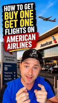 ✈️ FLIGHT HACK: How I Got Buy-One-Get-One Flights on American Airlines 👀💸 #traveltips #flighthacks