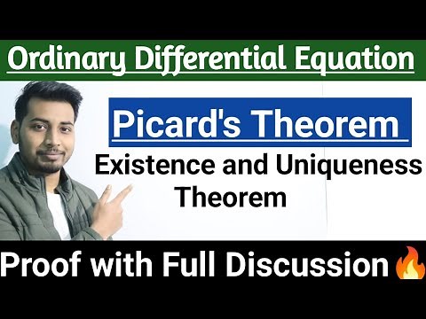 Picard's Theorem | Picard's Existence and Uniqueness Theorem |ODE|Successive Approximation|Msc maths