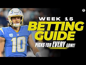 NFL Week 15 Betting Guide: EXPERT Picks for EVERY Game | CBS Sports HQ