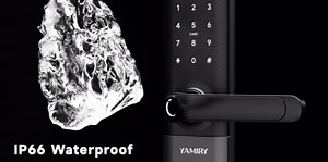 Smart Door Lock, Biometric Fingerprint, Keyless Entry, App Control, 6 Ways to Unlock, DIY Installation (Silver)