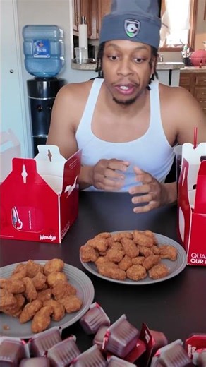 100 Nugget Challenge ACCEPTED! #vloggerlife #wendys #nuggets