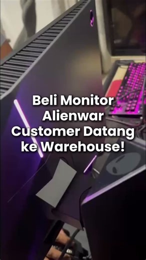 GAMING CONSIGNMENT🔥 on Instagram: "BELI MONITOR ALIENWARE – DATANG KE WAREHOUSE - Customer datang langsung ke warehouse untuk beli monitor Alienware. - Unit dicek di tempat (fisik, kelengkapan, display) lalu langsung deal. Transaksi aman, customer puas, monitor siap dibawa pulang - Terima beli putus / cashout monitor high-end bisa langsung konsultasi ke kita"