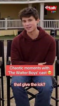 Chaotic moments with ‘The Walter Boys’ cast 🥹