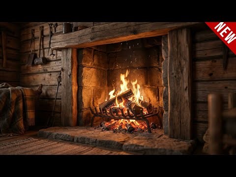 Relaxing Fireplace Sounds for Deep Sleep & Peaceful Night relaxation.