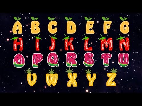 ABC Fruit Party! 🍌🍎| Learn the Alphabet with Yummy Fruits | Fun Learning for Kids!