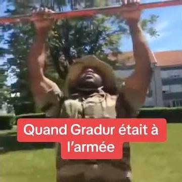 When GRADUR was in the army!