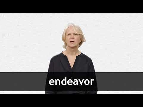 How to pronounce ENDEAVOR in American English