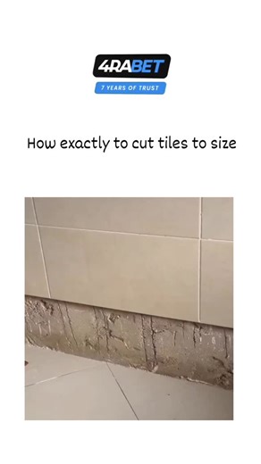 universal__clip__ on Instagram: "The video demonstrates a manual tile-cutting technique where a worker marks a ceramic tile, scores it deeply with a handheld cutter, and snaps it cleanly by hand and foot for straight edges, ideal for small-scale tiling jobs. Posted by a channel focused on practical construction videos, it attracted 128,000 views and 392 likes in under 24 hours, underscoring demand for simple, tool-light building tutorials. This low-cost method avoids power tool hazards like dust