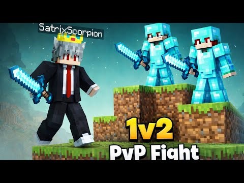 Minecraft 1v2 PvP 😱 | INSANE CLUTCH