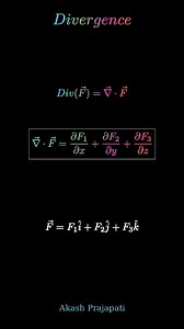 3 comments | Mathematical physics ( Vector Calculus ) • Del Operator ∇⃗ = i^ d/dx + j^ d/dy + k^ d/dz • Gradient ( ∇⃗ Φ ) , Φ(x,y,z) • Divergence ( ∇⃗.F⃗ ) • Curl ( ∇⃗ × F⃗ ) F⃗ = xi^ + yj^ + zk^ #physics #bsc #mathematics #reels #viralreels #iitdelhi #iit #iitbombay #iitian #iitjee #jeecoching #jeemotivation #jeemain #jeemotivationalquote #jeeadvanced #akash1classes | Akash 1 Classes | Facebook