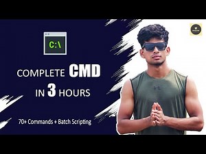 Learn Full CMD in One Video | 70+ Commands & Batch Scripting | Command Prompt Tutorial [Hindi]