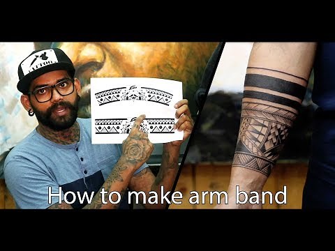 How to make Arm Band | Tattoo Tutorial - Part - 9