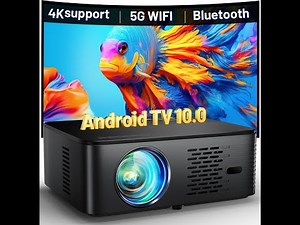 GooDee 1080P Outdoor Projector Review – PROS & CONS – AndroidTV, WiFi & Bluetooth