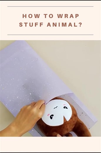 How to Gift Wrap Stuffed Animals