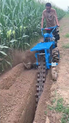 #Chain trenching machine #Buried cable trenching machine #UnderCable trencher #chain trencher factor
