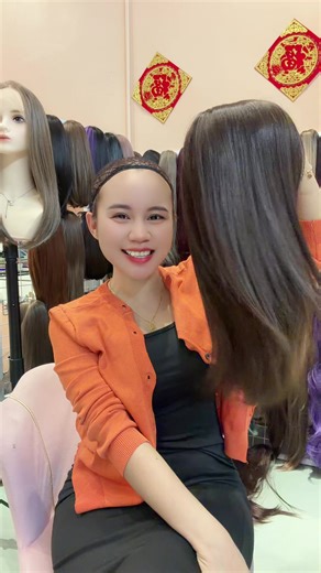 High-Quality 45cm Human Hair Wigs for Women