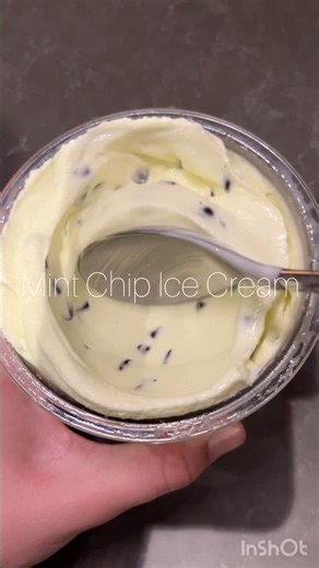Mint Chip Ice Cream in the Ninja Creami #recipe #icecream #youtubeshorts
