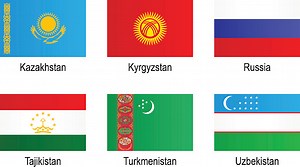 Flags - Central Asia