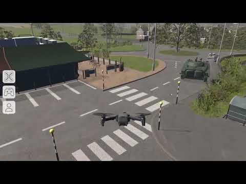 Urban UAS Demo in VR Third‑Person Military Simulation