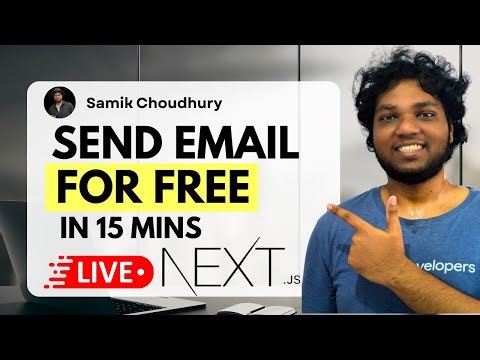 How I Send FREE Emails in Next.js (Live Demo)