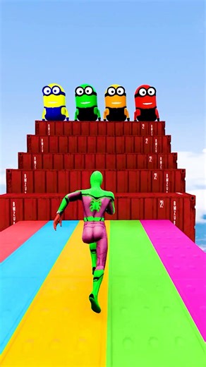 GTA 5 Epic Water Ragdolls | Spider-Man Jumps / Fails ep.18063 #shorts