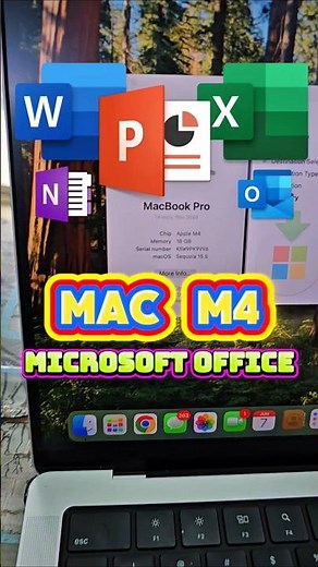 Microsoft Office Install on MacBook M4 | Office 365 for Mac M1 M2 M3 M4 Series