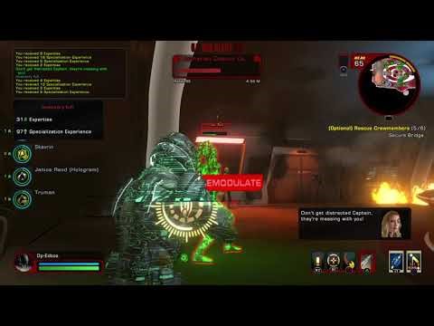 Star Trek Online Best Laid Plans, Aetherian ambush onboard USS Enterprise Bridge