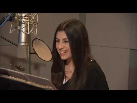 Elsie Fisher, Dana Gaier, and Miranda Cosgrove in the Recording Studio