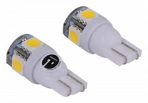 194 LED Light Bulb - Wedge Base - 360 Degree - 95 Lumens - Warm White - Qty 2 Diamond Vehicle Lights