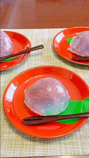 #レンジで簡単水まんじゅう#水まんじゅう#材料3つ #夏のスイーツ#レンジで簡単#片栗粉でお手軽レシピ#かんたん美味しい #かんたんおやつ