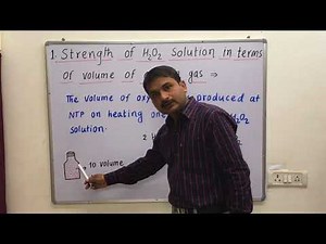 Volume strength of Hydrogen Peroxide