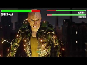 Spider-Man vs. Vulture & Electro with healthbars