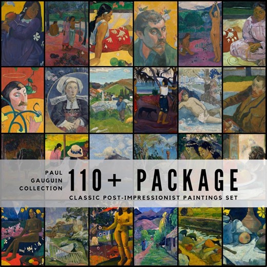 115  Paul Gauguin Art Prints / Post‑impressionist & Tahitian Paintings / High‑resolution JPG Collection - Etsy